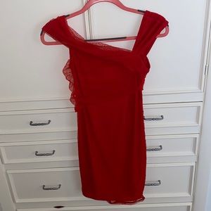 Majorelle Dress. Size XS. Red. Never worn before; perfect condition!